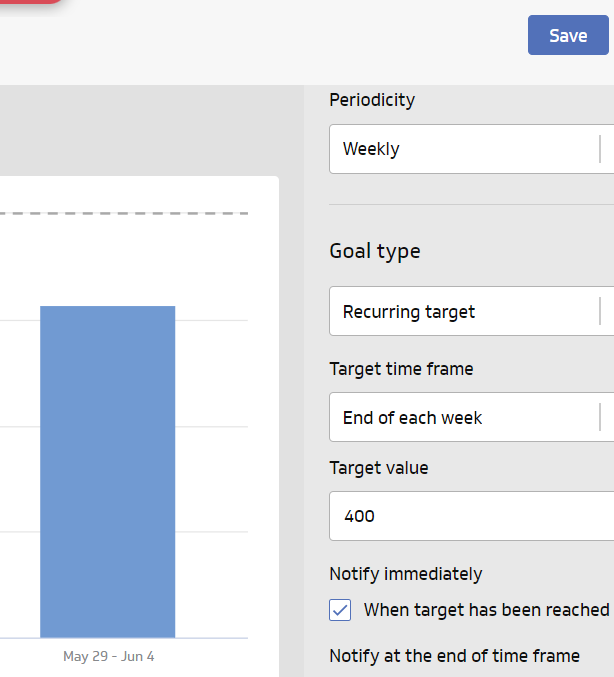 goal tracking 