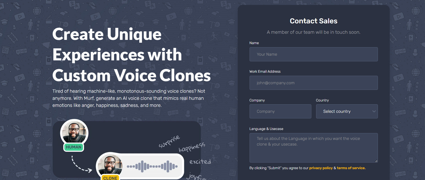 Murfi ai custom voices